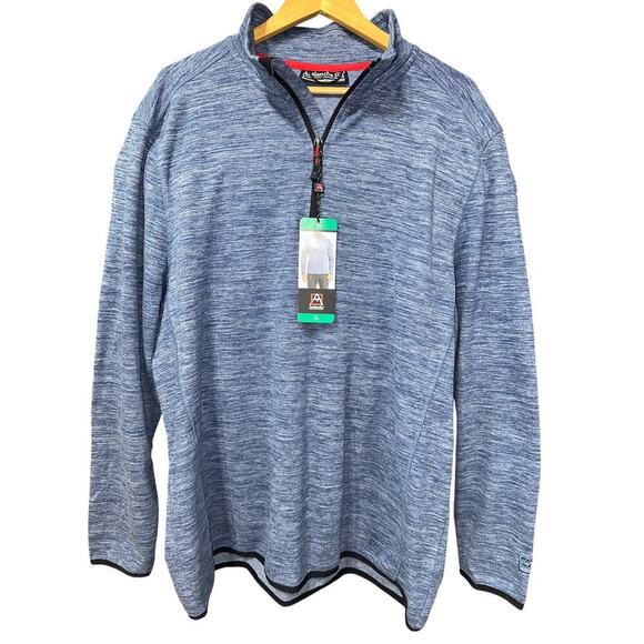 Avalanche NWT Men’s pullover quarter zip Blue XL outdoors hiking fishing - Picture 1 of 7